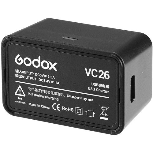 Sạc Godox VC26 cho đèn Godox V1, V860III