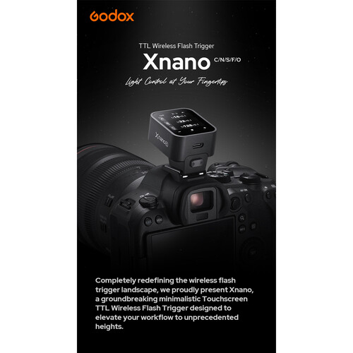 Trigger Godox X3 C Nano Touchscreen TTL Wireless Flash for Canon